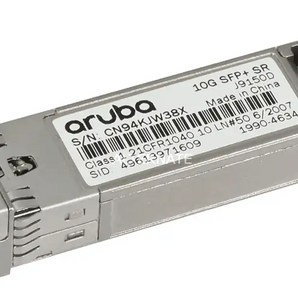 Aruba Networking 10G SFP+ LC SR 300m OM3 MMF Transceiver - J9150D