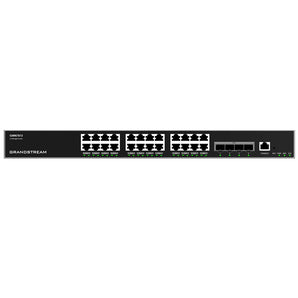 GrandStream Layer 3 Managed Network Switch, 24x GbE RJ45, 4x SFP+, stackable, optional redundant PSU - GWN7813