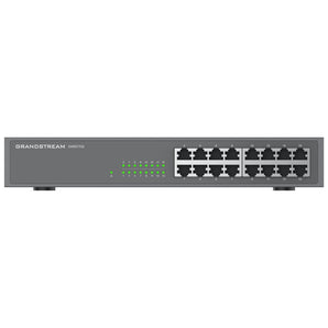 GrandStream Unmanaged Network Switch, 16x GbE RJ45, metal case - GWN7702